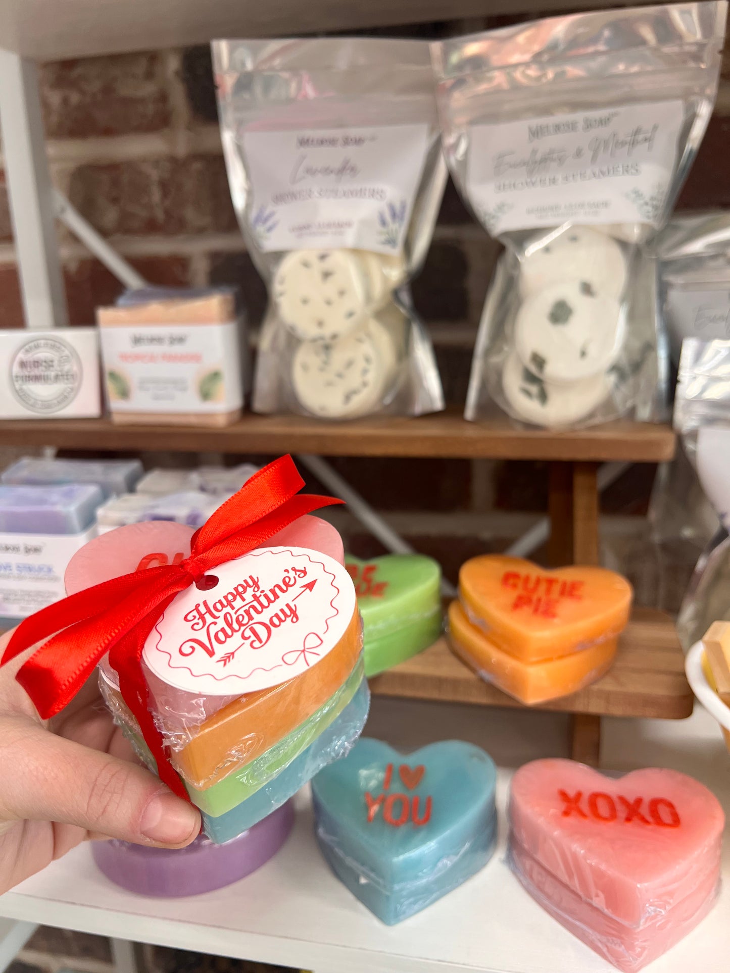 Valentine Conversation Heart Soaps