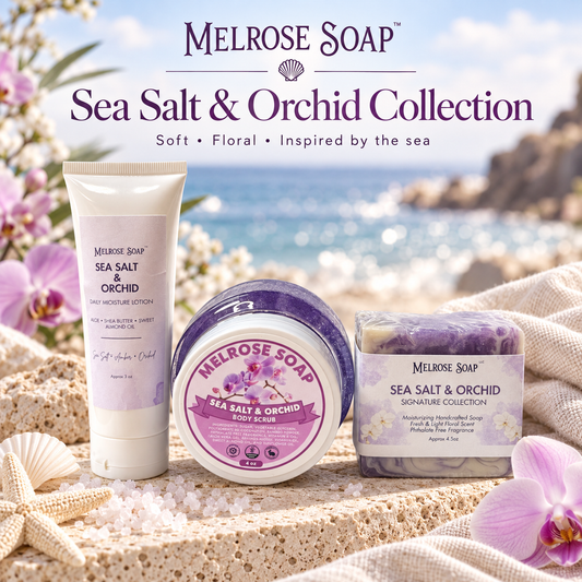 Sea Salt & Orchid Shower + Body Care Set
