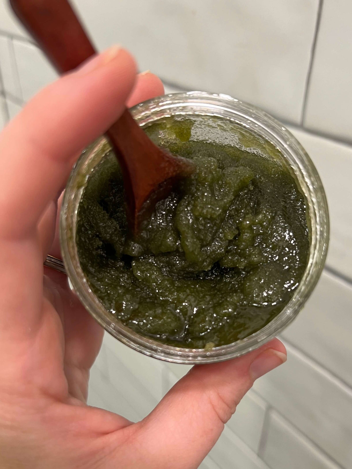 Handcrafted Lavender Sugar Scrub with Bamboo Extract