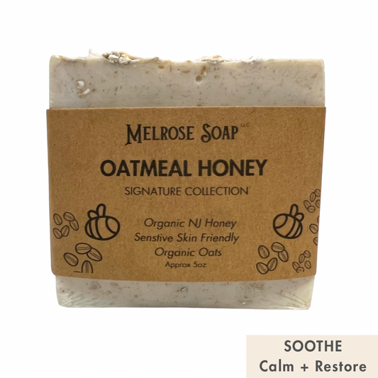 Oatmeal & Honey Fragrance Free Handcrafted Oatmeal Soap Bar