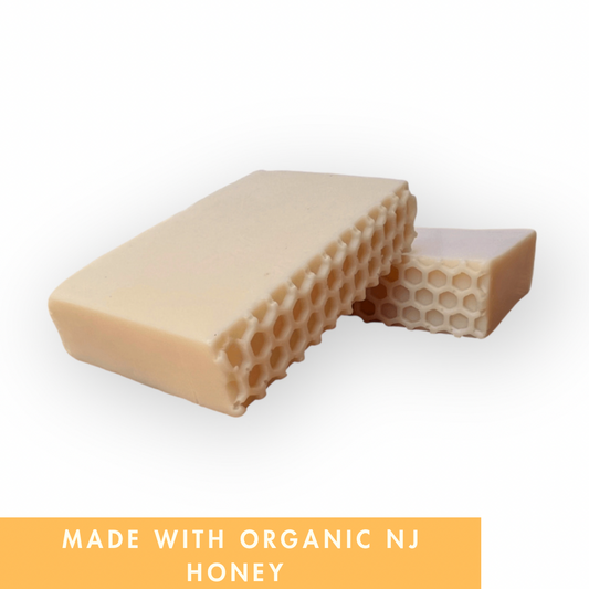 Handcrafted Goat Milk & Honey Soap Bar | Fragrance Free, Unscented