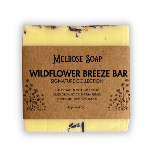Wildflower Breeze Handcrafted Goat Milk Soap Bar
