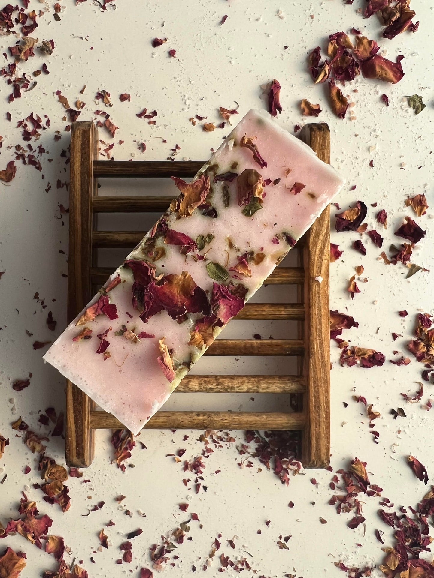 Pink Himalayan Salt & Rose Handcrafted Goat Milk Soap Bar