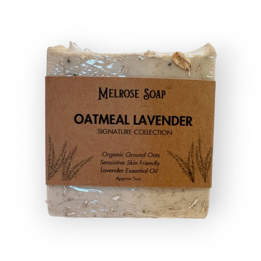 Oatmeal and Lavender Handcrafted Oatmeal Soap Bar