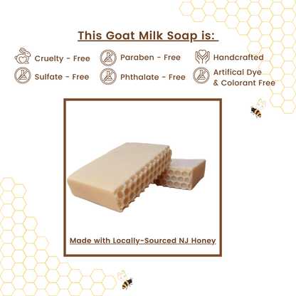 Goat Milk & Honey Cleansing Bar | Fragrance-Free
