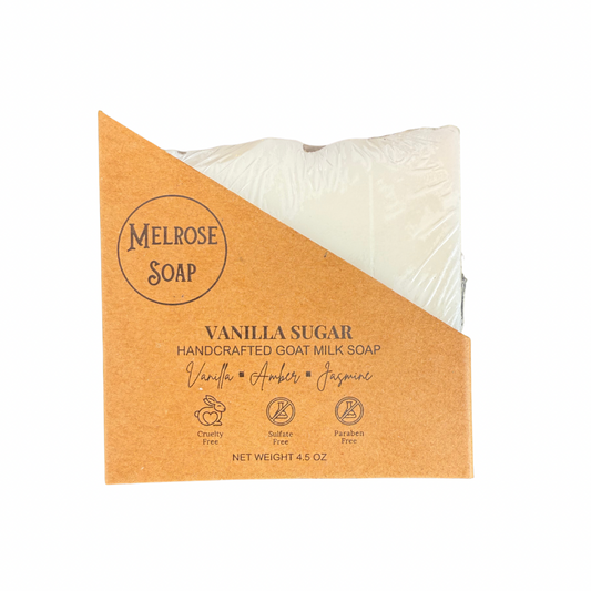 Vanilla Sugar Handcrafted Goat Milk Soap Bar