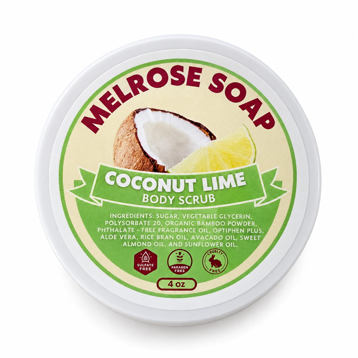 Coconut Lime Body Polish | Exfoliating