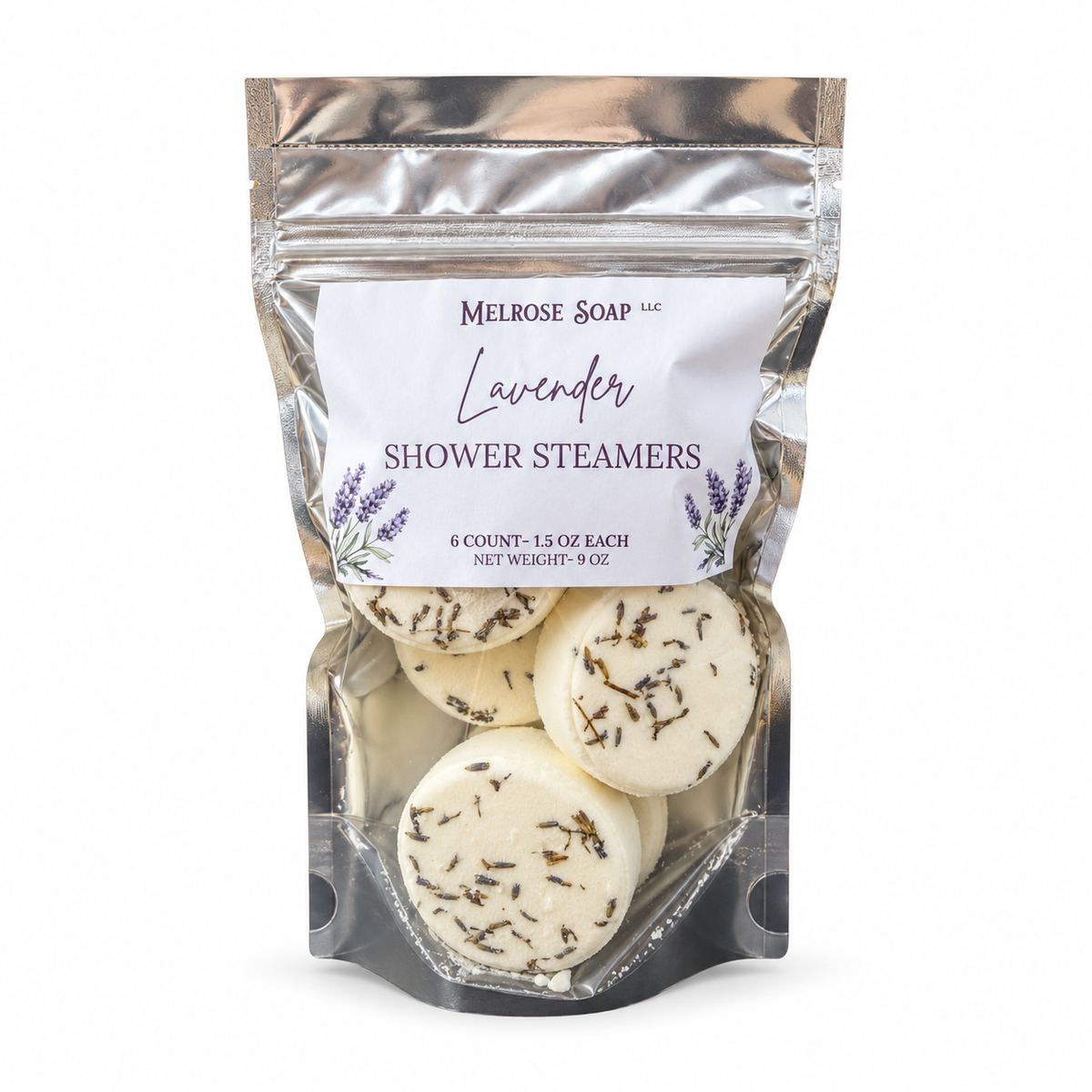 Lavender Shower Steamers | Aromatherapy for Stress Relief & Sleep