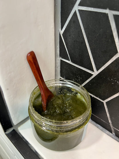 Handcrafted Lavender Sugar Scrub with Bamboo Extract
