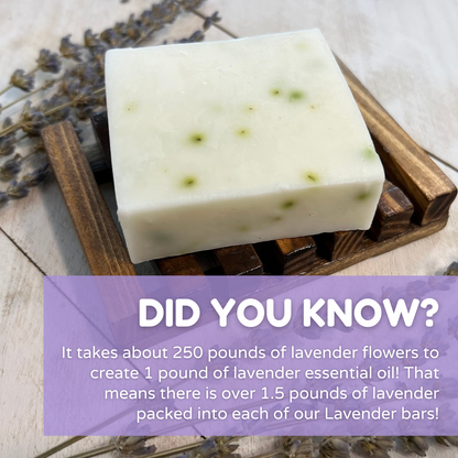 Lavender Handcrafted Goat Milk Soap Bar