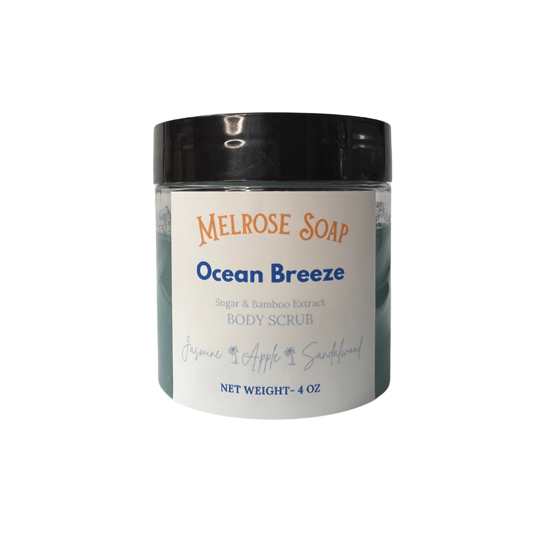 Ocean Breeze Sugar Scrub | Exfoliating Body Polish with Bamboo Extract