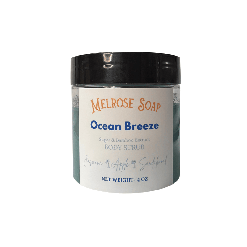 Ocean Breeze Sugar Scrub | Exfoliating Body Polish with Bamboo Extract