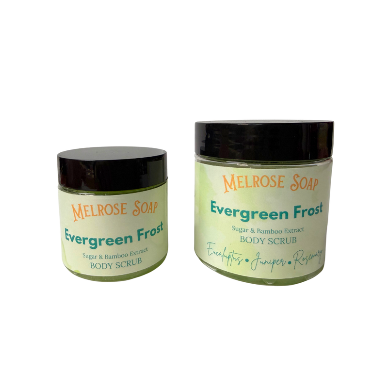 Evergreen Frost Sugar Scrub – Refresh + Hydrate