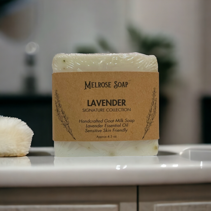 Lavender Handcrafted Goat Milk Soap Bar