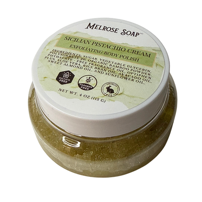 Sicilian Pistachio Cream Body Polish | Dual Exfoliation